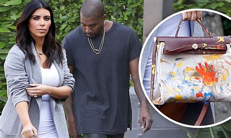 kim kardashian hermes bag north west|Kim Kardashian shows off North.